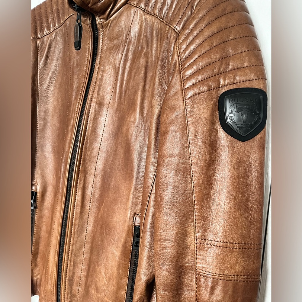 Rudsak Men’s leather Jacket Large